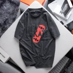Áo Thun Nam Cổ Tròn Rurumen Màu Xám In Chứ SK8 SKATE Big Size