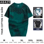 Áo Thun Nam Cổ Tròn Tay Ngắn In Hoạ Tiết Chữ (có size 3x)