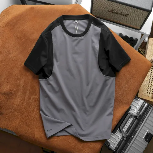 Áo Thun Nam Cổ Tròn Tay Phối Màu (Có Size 3x)
