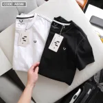 Áo Thun Nam Cổ Tròn Thêu Logo (Có Size 3XL)