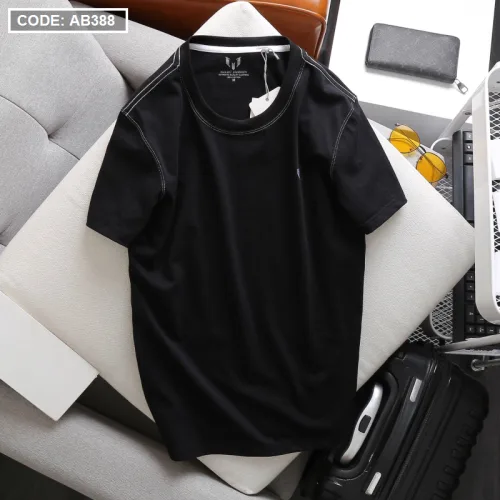 Áo Thun Nam Cổ Tròn Thêu Logo (Có Size 3XL)