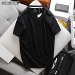 Áo Thun Nam Cổ Tròn Thêu Logo (Có Size 3XL)