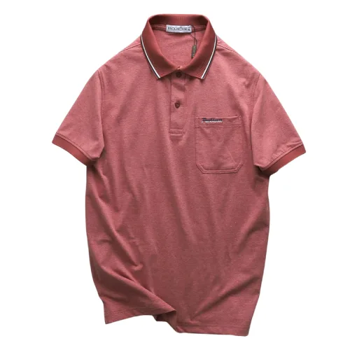 Áo Thun Nam Polo - Áo Thun Cổ Bẻ Nam Phối Sọc Ở Cổ Có Túi Trước Ngực Được Thêu Logo Chữ Paclehorse Sang Trọng Có Big Size