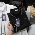 Áo Thun Nam Polo - Áo Thun Cổ Bẻ Nam Thêu Logo Chữ R Trước Ngực Và Phối Sọc Ở Vạt Áo Sang Trọng Có Big Size