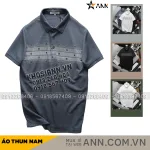 Áo Thun Nam Polo Cổ Bẻ Pack Horse Phối Hoạ Tiết Chữ G Độc Đáo