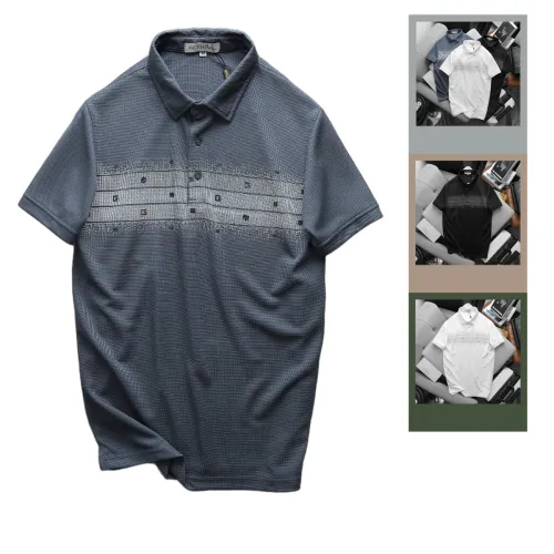 Áo Thun Nam Polo Cổ Bẻ Pack Horse Phối Hoạ Tiết Chữ G Độc Đáo