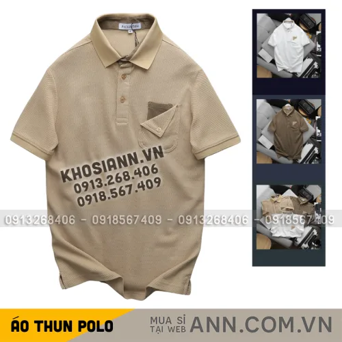 Áo Thun Nam Polo Cổ Bẻ Pack Horse Phối Túi Cách Điệu (Có size 3x)