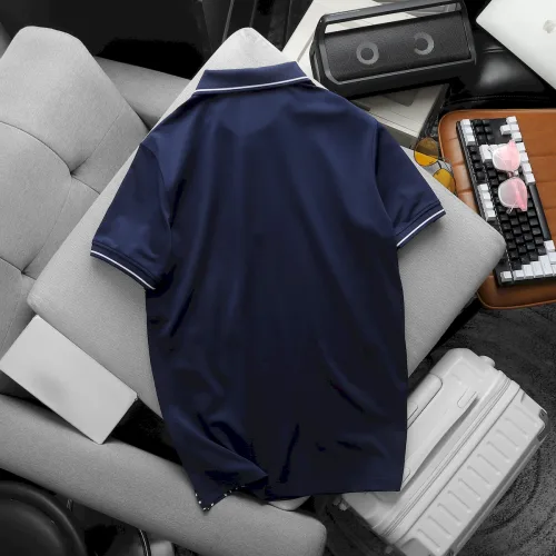 Áo Thun Nam Polo Cổ Bẻ Phối Hoạ Tiết Sọc Ngang (Có size 3x)
