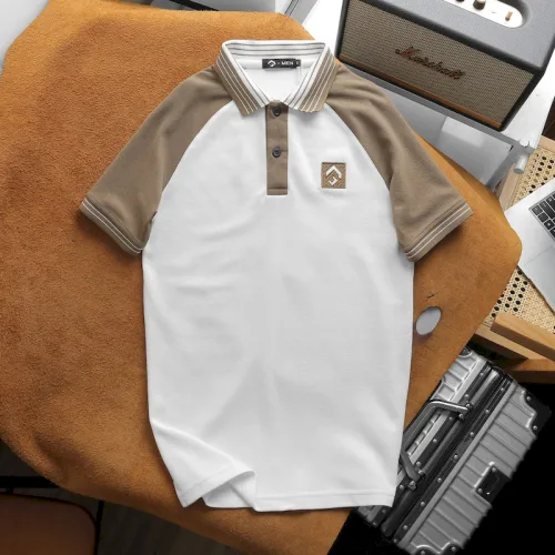 Áo Thun Nam Polo Cổ Bẻ Phối Màu Viền Bo Cổ (Có Size 3x)