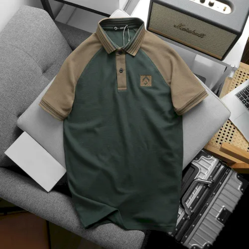 Áo Thun Nam Polo Cổ Bẻ Phối Màu Viền Bo Cổ (Có Size 3x)