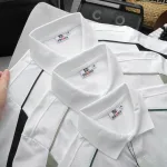 Áo Thun Nam Polo Cổ Bẻ Thêu Chữ SRB Tay Phối Viền Màu Basic (Có size 3x)
