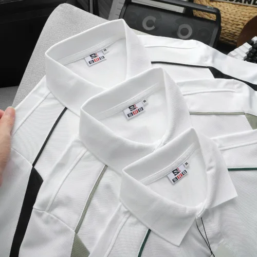 Áo Thun Nam Polo Cổ Bẻ Thêu Chữ SRB Tay Phối Viền Màu Basic (Có size 3x)