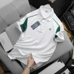 Áo Thun Nam Polo Cổ Bẻ Thêu Chữ SRB Tay Phối Viền Màu Basic (Có size 3x)