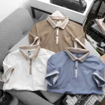 Áo Thun Nam Polo Cổ Bẻ Thêu Logo Đại Bàng (Có size 3x)