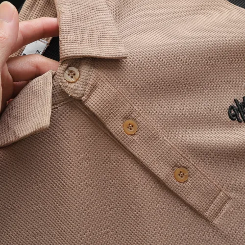 Áo Thun Nam Polo Cổ Bẻ Thêu Logo Houston