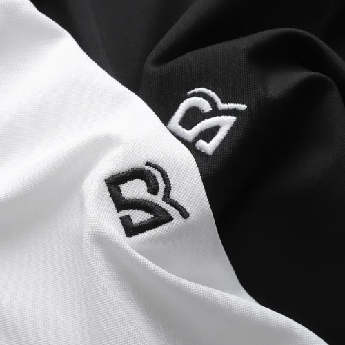 Áo Thun Nam Polo Cổ Bẻ Thêu SRB Tay Phối Sọc Cá Tính (Có size 3x)