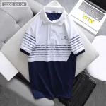 Áo Thun Nam Polo In Sọc Màu Cao Cấp