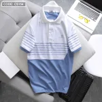 Áo Thun Nam Polo In Sọc Màu Cao Cấp