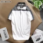 Áo Thun Nam Polo Phối Sọc Cao Cấp