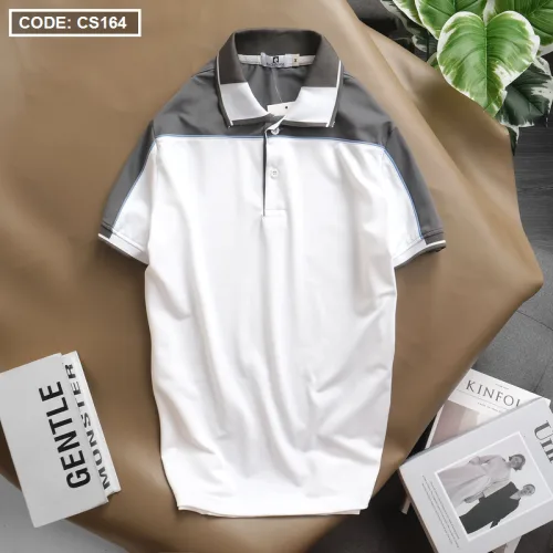 Áo Thun Nam Polo Phối Sọc Cao Cấp