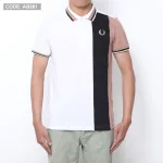 Áo Thun Nam Có Cổ Thêu Hình Bông Lúa