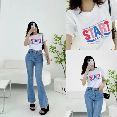 Áo Thun Nữ Cổ Tròn Size M (40-60kg) Nhiều Mẫu 1