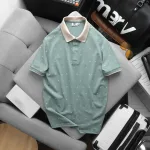 Áo Thun Polo Nam - Áo Thun Nam Cổ Bẻ In Họa Tiết Nhí Và Viền Áo Big Size
