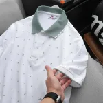 Áo Thun Polo Nam - Áo Thun Nam Cổ Bẻ In Họa Tiết Nhí Và Viền Áo Big Size