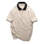 Áo Thun Polo Nam - Áo Thun Nam Cổ Bẻ In Họa Tiết Nhí Và Viền Áo Big Size