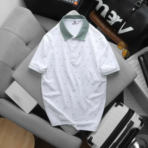 Áo Thun Polo Nam - Áo Thun Nam Cổ Bẻ In Họa Tiết Nhí Và Viền Áo Big Size