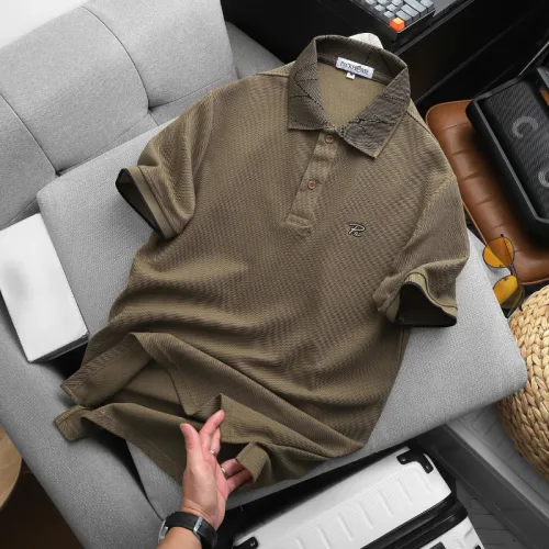 Áo Thun Polo Nam - Áo Thun Nam Cổ Bẻ Pack PN - Áo Nam Thêu Logo Pn Trước Ngực Big Size