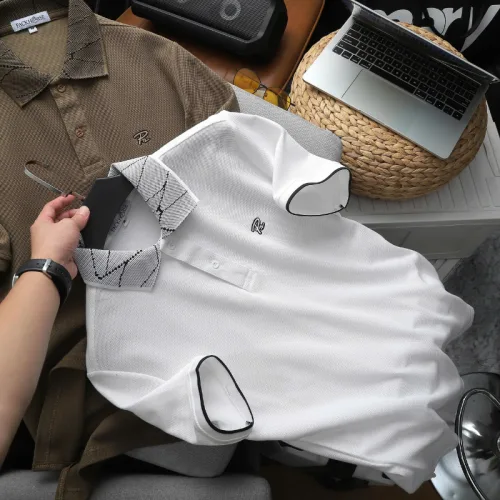 Áo Thun Polo Nam - Áo Thun Nam Cổ Bẻ Pack PN - Áo Nam Thêu Logo Pn Trước Ngực Big Size