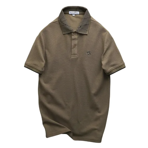 Áo Thun Polo Nam - Áo Thun Nam Cổ Bẻ Pack PN - Áo Nam Thêu Logo Pn Trước Ngực Big Size