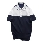 Áo Thun Polo Nam - Áo Thun Nam Cổ Bẻ Phối 2 Màu Có Logo Trước Ngực Big Size