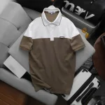 Áo Thun Polo Nam - Áo Thun Nam Cổ Bẻ Phối 2 Màu Có Logo Trước Ngực Big Size