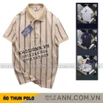 Áo Thun Polo Nam - Áo Thun Nam Cổ Bẻ Phối Sọc 2 Màu Big Size