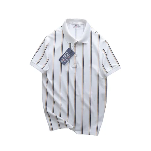 Áo Thun Polo Nam - Áo Thun Nam Cổ Bẻ Phối Sọc 2 Màu Big Size
