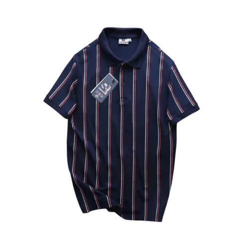 Áo Thun Polo Nam - Áo Thun Nam Cổ Bẻ Phối Sọc 2 Màu Big Size