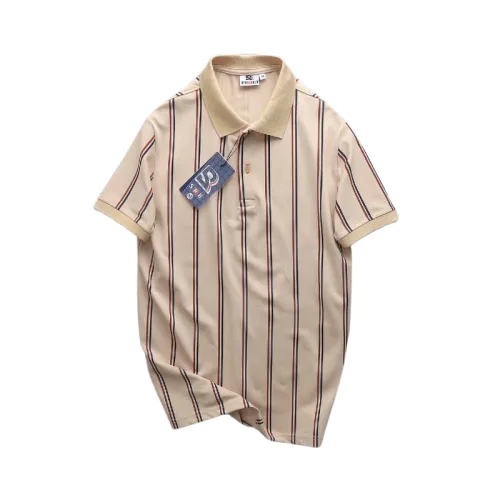 Áo Thun Polo Nam - Áo Thun Nam Cổ Bẻ Phối Sọc 2 Màu Big Size