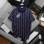 Áo Thun Polo Nam - Áo Thun Nam Cổ Bẻ Phối Sọc 2 Màu Big Size