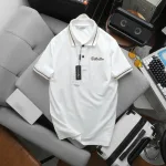 Áo Thun Polo Nam - Áo Thun Nam Cổ Bẻ Phối Sọc Cổ Và Tay Trước Ngực Thêu Logo Bền Đẹp Có Big Size