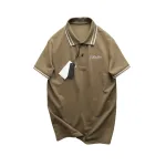 Áo Thun Polo Nam - Áo Thun Nam Cổ Bẻ Phối Sọc Cổ Và Tay Trước Ngực Thêu Logo Bền Đẹp Có Big Size