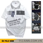 Áo Thun Polo Nam - Áo Thun Nam Cổ Bẻ Phối Sọc Ngang Viền Cổ Sang Trọng Có Big Size