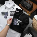 Áo Thun Polo Nam - Áo Thun Nam Cổ Bẻ Phối Sọc Ngang Viền Cổ Sang Trọng Có Big Size