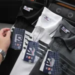 Áo Thun Polo Nam - Áo Thun Nam Cổ Bẻ Phối Sọc Ngang Viền Cổ Sang Trọng Có Big Size