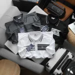Áo Thun Polo Nam - Áo Thun Nam Cổ Bẻ Phối Sọc Ngang Viền Cổ Sang Trọng Có Big Size