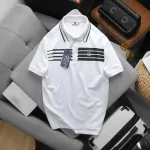 Áo Thun Polo Nam - Áo Thun Nam Cổ Bẻ Phối Sọc Ngang Viền Cổ Sang Trọng Có Big Size