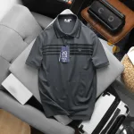 Áo Thun Polo Nam - Áo Thun Nam Cổ Bẻ Phối Sọc Ngang Viền Cổ Sang Trọng Có Big Size