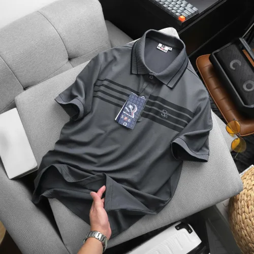 Áo Thun Polo Nam - Áo Thun Nam Cổ Bẻ Phối Sọc Ngang Viền Cổ Sang Trọng Có Big Size