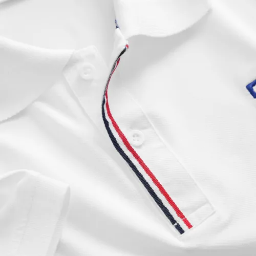 Áo Thun Polo Nam - Áo Thun Nam Cổ Bẻ Phối Sọc Và Thêu Logo Trước Ngực Bền Đẹp Có Big Size